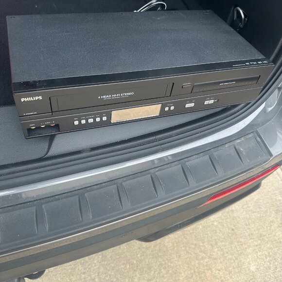 Philips DVD VCR Combo Player DVP3345V 4-Head Hi-Fi VHS Recorder TESTED WORKING